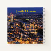 Frankfurt, Duitsland bij Twilight Notitieboek (Achterkant)