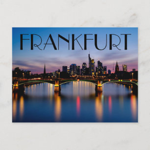 Frankfurt Duitsland Briefkaart
