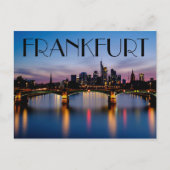 Frankfurt Duitsland Briefkaart (Voorkant)