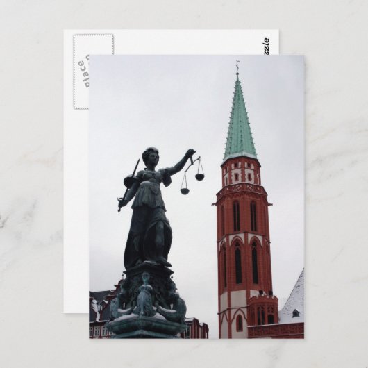 Frankfurt, Duitsland Briefkaart (Voorkant / Achterkant)