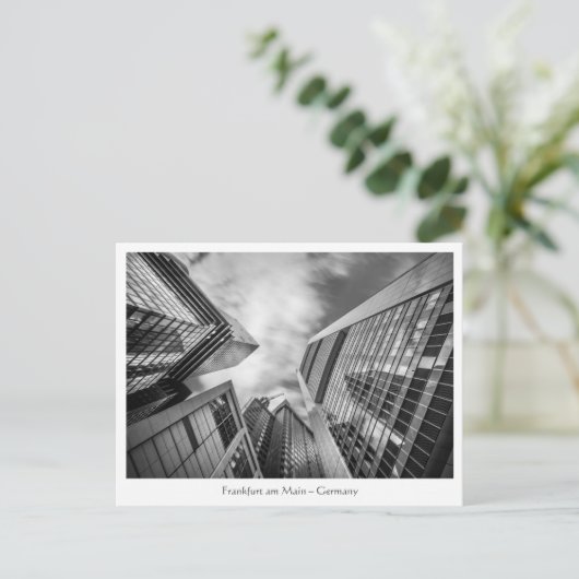 Frankfurt Duitsland Briefkaart (Staand voorkant)