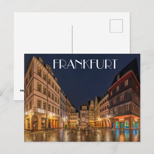 Frankfurt Duitsland Briefkaart (Voorkant / Achterkant)