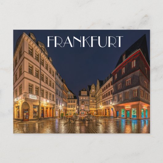 Frankfurt Duitsland Briefkaart (Voorkant)