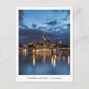 Frankfurt Duitsland Briefkaart
