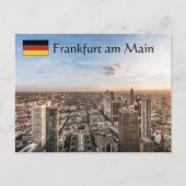 Frankfurt Duitsland Briefkaart (Voorkant)