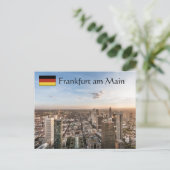 Frankfurt Duitsland Briefkaart (Staand voorkant)