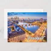 Frankfurt, Duitsland Briefkaart (Voorkant / Achterkant)