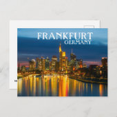 Frankfurt Duitsland Briefkaart (Voorkant / Achterkant)