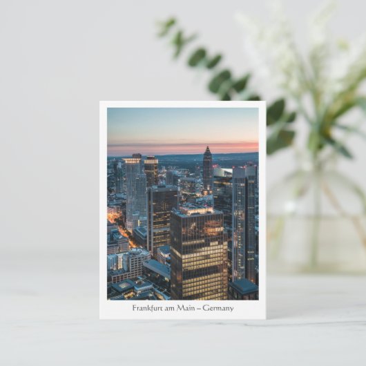 Frankfurt Duitsland Briefkaart (Staand voorkant)