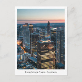 Frankfurt Duitsland Briefkaart