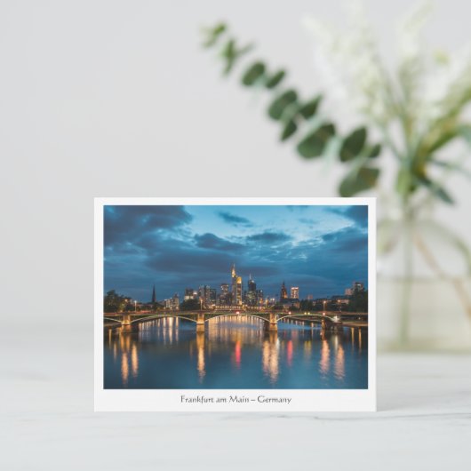 Frankfurt Duitsland Briefkaart (Staand voorkant)