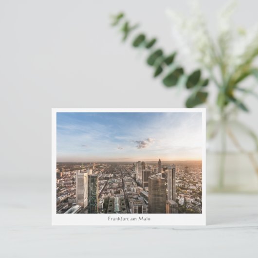 Frankfurt Duitsland Briefkaart (Staand voorkant)