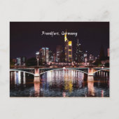 Frankfurt, Duitsland Briefkaart (Voorkant)