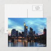 Frankfurt, Duitsland Briefkaart (Voorkant / Achterkant)
