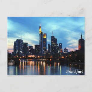Frankfurt, Duitsland Briefkaart