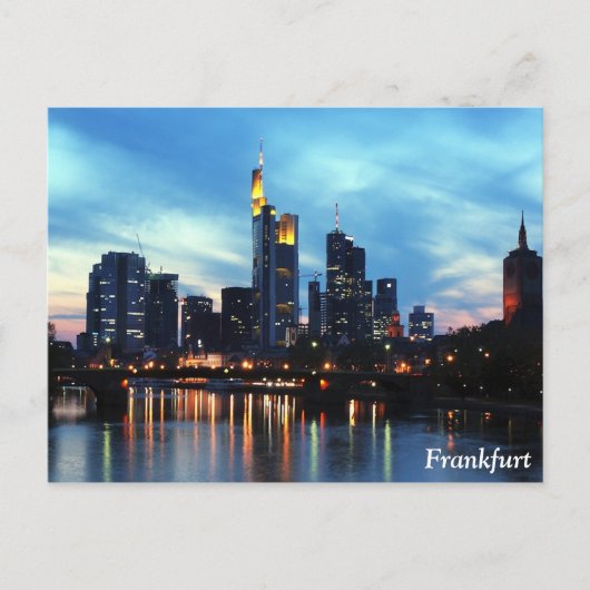 Frankfurt, Duitsland Briefkaart (Voorkant)
