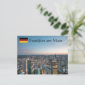 Frankfurt Duitsland Briefkaart (Staand voorkant)