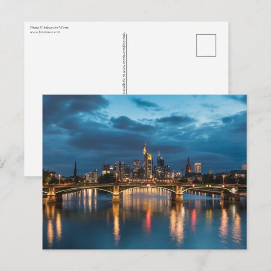 Frankfurt Duitsland Briefkaart (Voorkant / Achterkant)