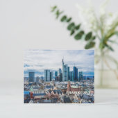 Frankfurt, Duitsland City Uitzicht Briefkaart (Staand voorkant)