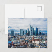 Frankfurt, Duitsland City Uitzicht Briefkaart (Voorkant / Achterkant)