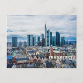Frankfurt, Duitsland City Uitzicht Briefkaart (Voorkant)