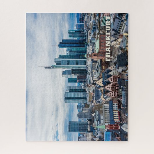 Frankfurt, Duitsland City Uitzicht Legpuzzel (Verticaal)