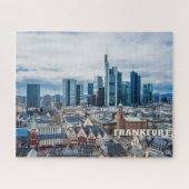 Frankfurt, Duitsland City Uitzicht Legpuzzel (Horizontaal)