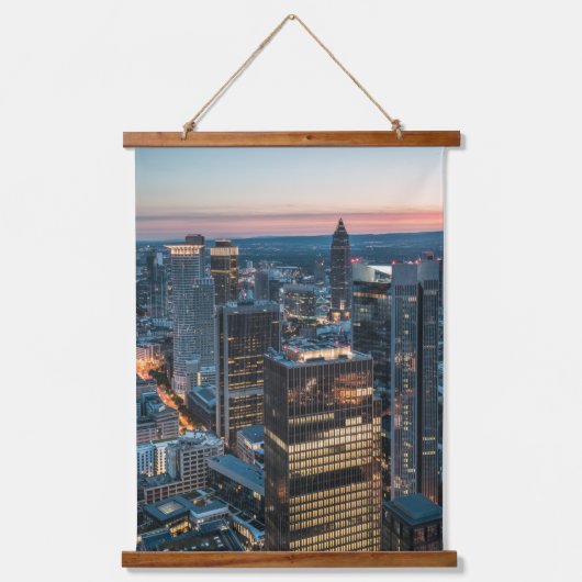 Frankfurt Duitsland Hangend Wandkleed (Voorkant)