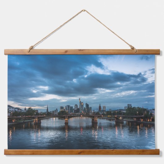 Frankfurt Duitsland Hangend Wandkleed (Voorkant)