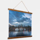 Frankfurt Duitsland Hangend Wandkleed (Gebogen)