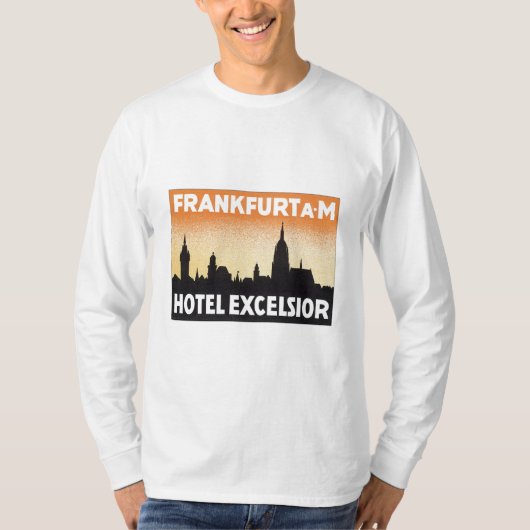  Frankfurt Duitsland Hotel T-shirt (Voorkant)