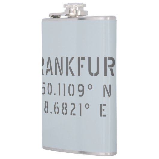 Frankfurt Duitsland Latitude Longitude Heupfles (Links)