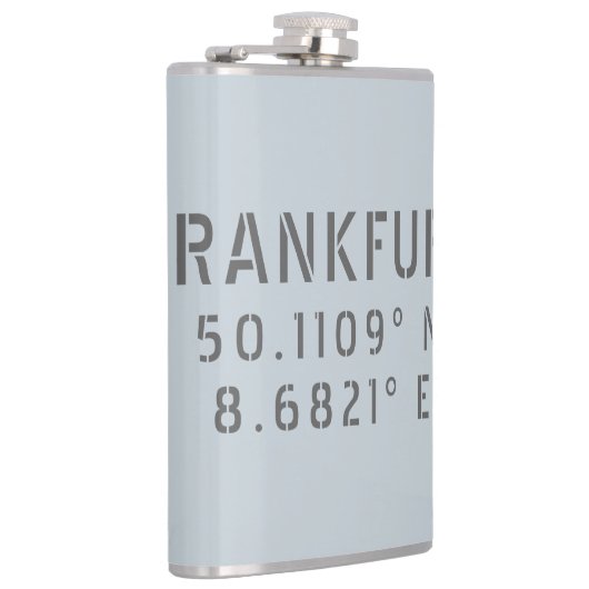 Frankfurt Duitsland Latitude Longitude Heupfles (Rechts)