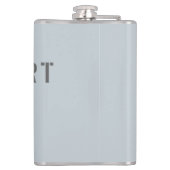 Frankfurt Duitsland Latitude Longitude Heupfles (Achterkant)