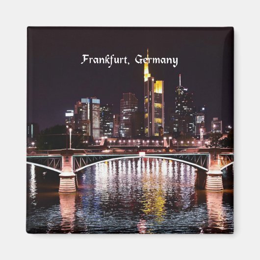 Frankfurt, Duitsland Magneet (Voorkant)