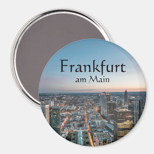 Frankfurt Duitsland Magneet (Voorkant / Achterkant)