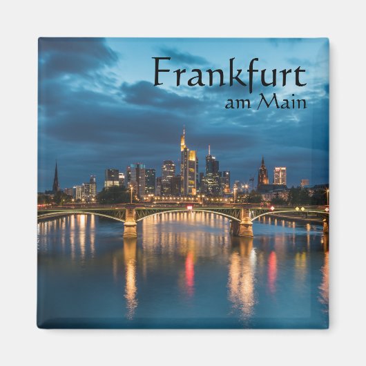 Frankfurt Duitsland Magneet (Voorkant)