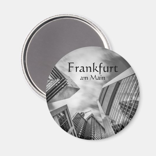 Frankfurt Duitsland Magnet (Voorkant / Achterkant)