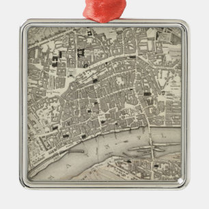 Frankfurt, Duitsland Metalen Ornament