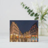 FRANKFURT DUITSLAND mooi stadsplein Briefkaart (Staand voorkant)