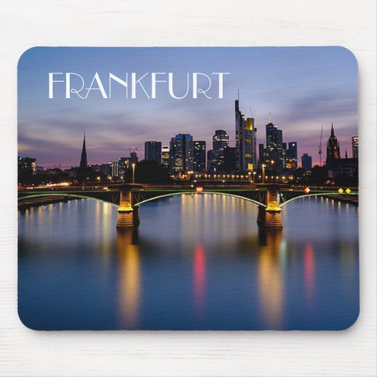 Frankfurt Duitsland Muismat (Voorkant)