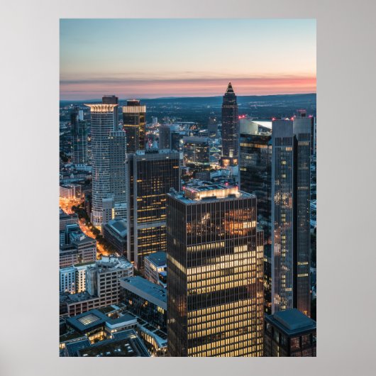 Frankfurt Duitsland Poster (Voorkant)