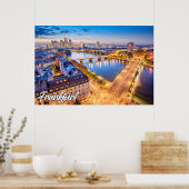 Frankfurt, Duitsland Poster (Keuken)