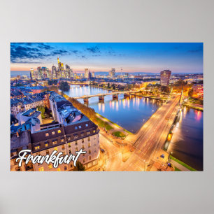 Frankfurt, Duitsland Poster