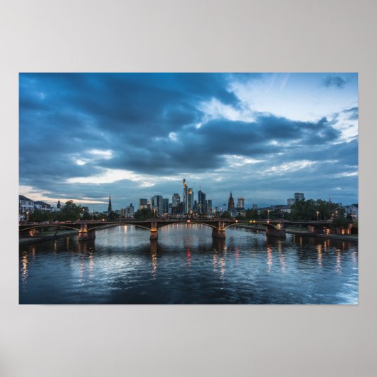 Frankfurt Duitsland Poster (Voorkant)