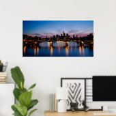 Frankfurt Duitsland Poster (Thuiskantoor)