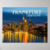 Frankfurt Duitsland Poster (Voorkant)