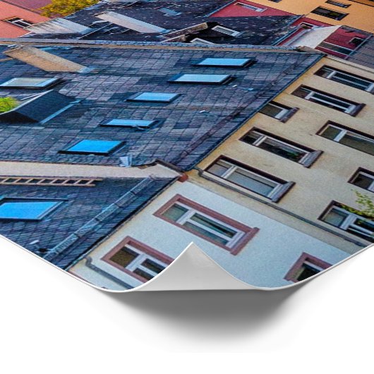 Frankfurt, Duitsland Poster (Hoek)