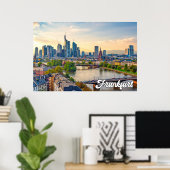 Frankfurt, Duitsland Poster (Thuiskantoor)