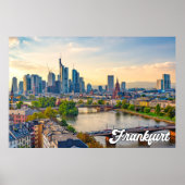 Frankfurt, Duitsland Poster (Voorkant)